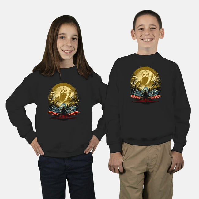 Attack Of Jason-Youth-Crew Neck-Sweatshirt-hypertwenty