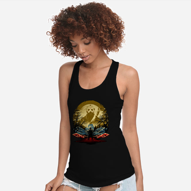 Attack Of Jason-Womens-Racerback-Tank-hypertwenty