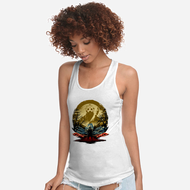 Attack Of Jason-Womens-Racerback-Tank-hypertwenty