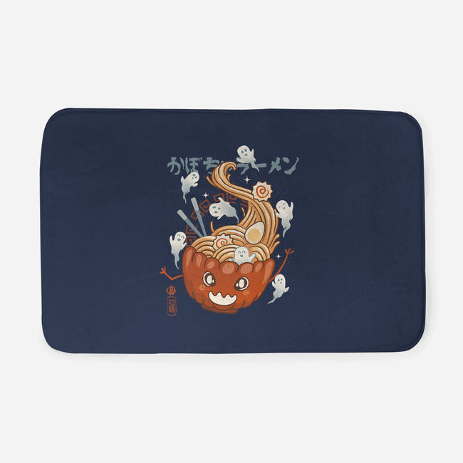 Pumpkin Ramen-None-Memory Foam-Bath Mat-IKILO