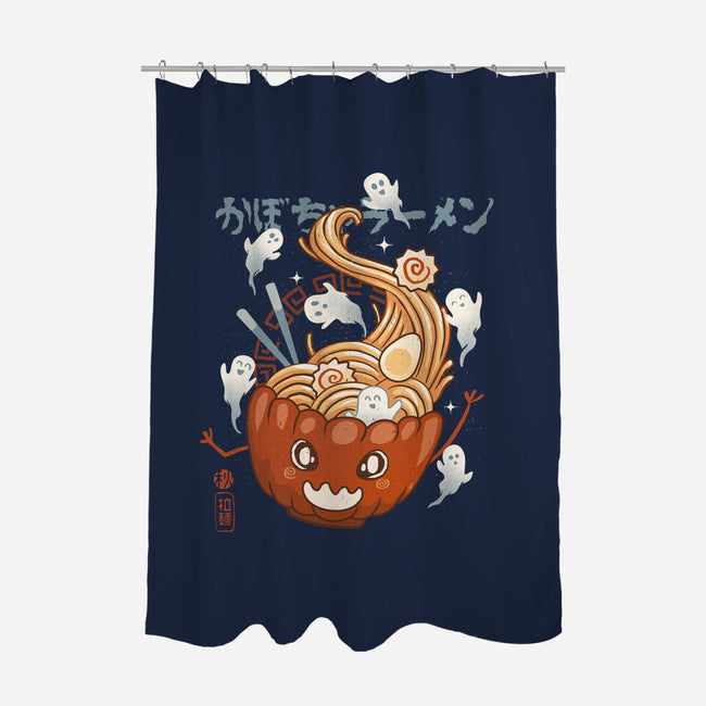 Pumpkin Ramen-None-Polyester-Shower Curtain-IKILO