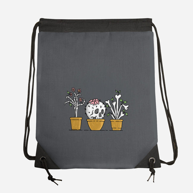 Bone Plants-None-Drawstring-Bag-gotoup