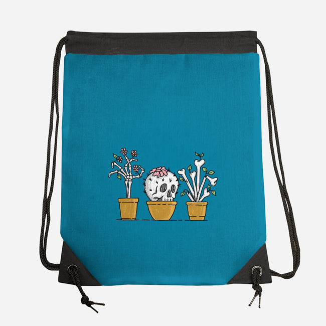 Bone Plants-None-Drawstring-Bag-gotoup