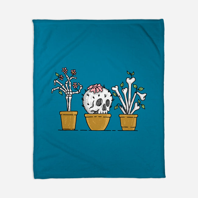 Bone Plants-None-Fleece-Blanket-gotoup