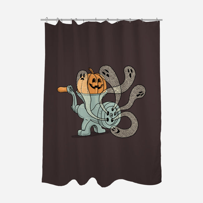 Ghosts In The Grinder-None-Polyester-Shower Curtain-gotoup