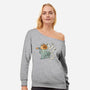 Ghosts In The Grinder-Womens-Off Shoulder-Sweatshirt-gotoup