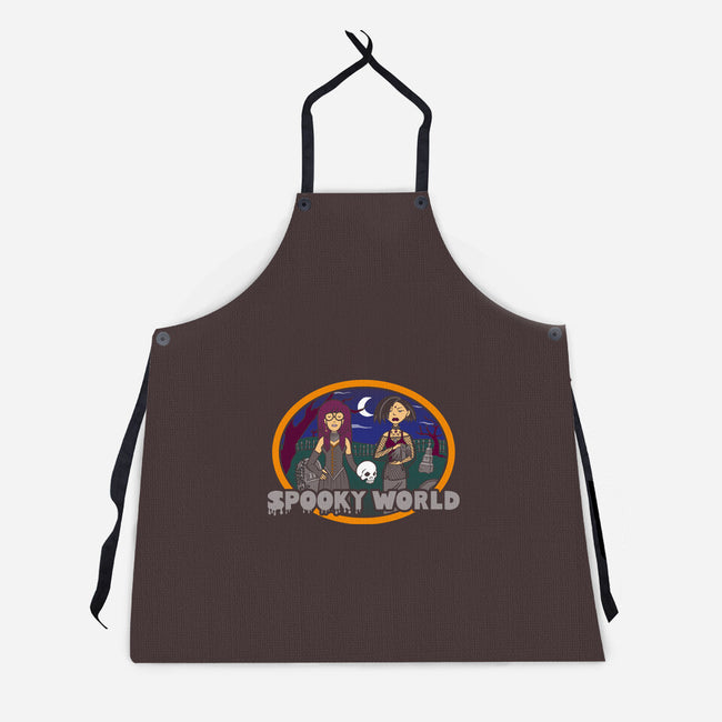 Spooky World-Unisex-Kitchen-Apron-diegopedauye