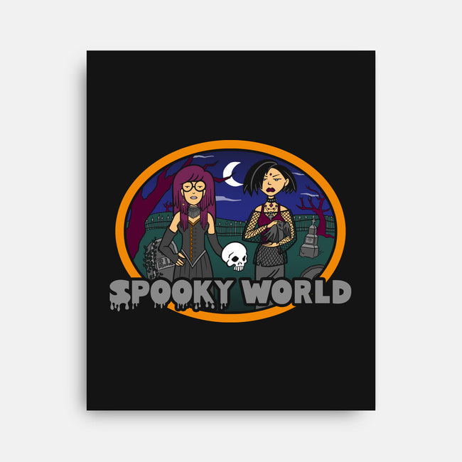 Spooky World-None-Stretched-Canvas-diegopedauye