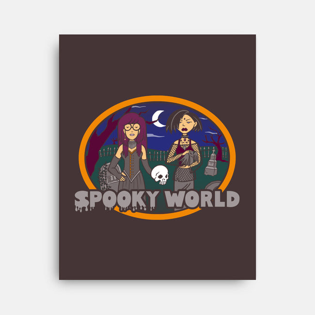 Spooky World-None-Stretched-Canvas-diegopedauye