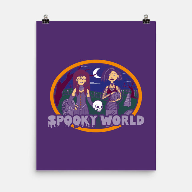 Spooky World-None-Matte-Poster-diegopedauye