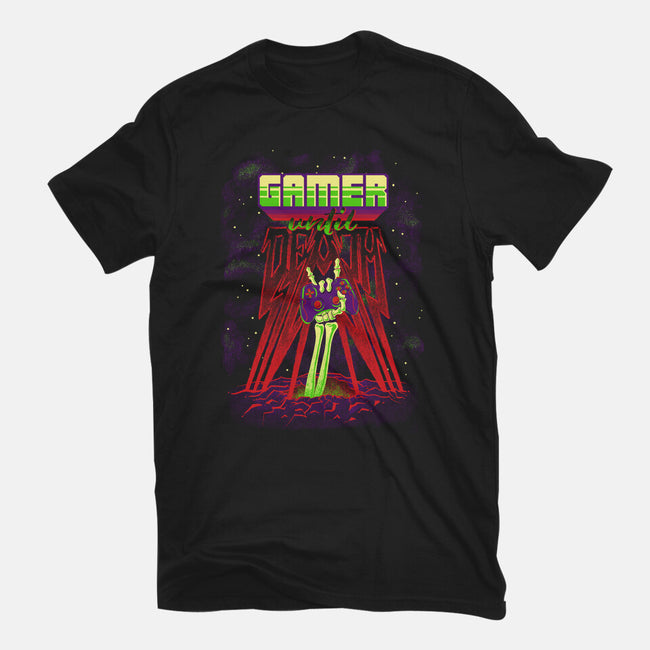 Gamer Until Death-Mens-Premium-Tee-diegopedauye