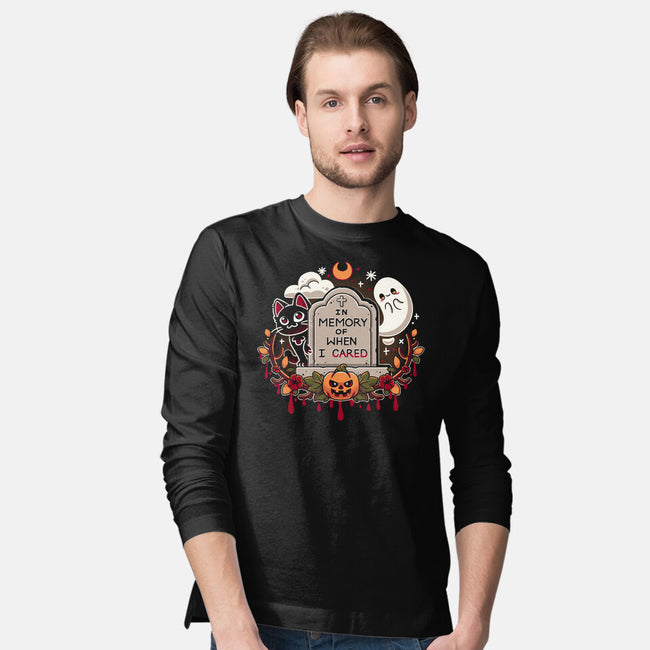 In Memory Of When I Cared-Mens-Long Sleeved-Tee-Zaia Bloom