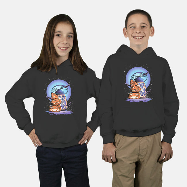 Primitive Pumpkins-Youth-Pullover-Sweatshirt-artyx