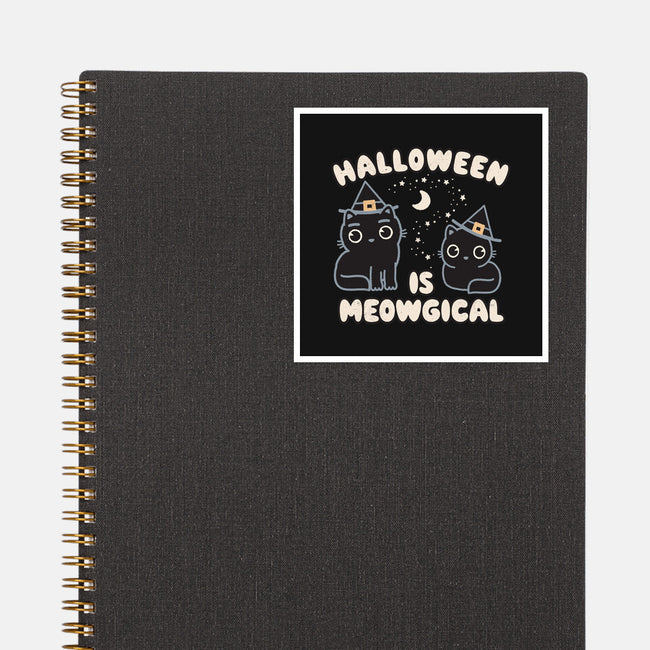 Halloween Is Meowgical-None-Glossy-Sticker-Weird & Punderful