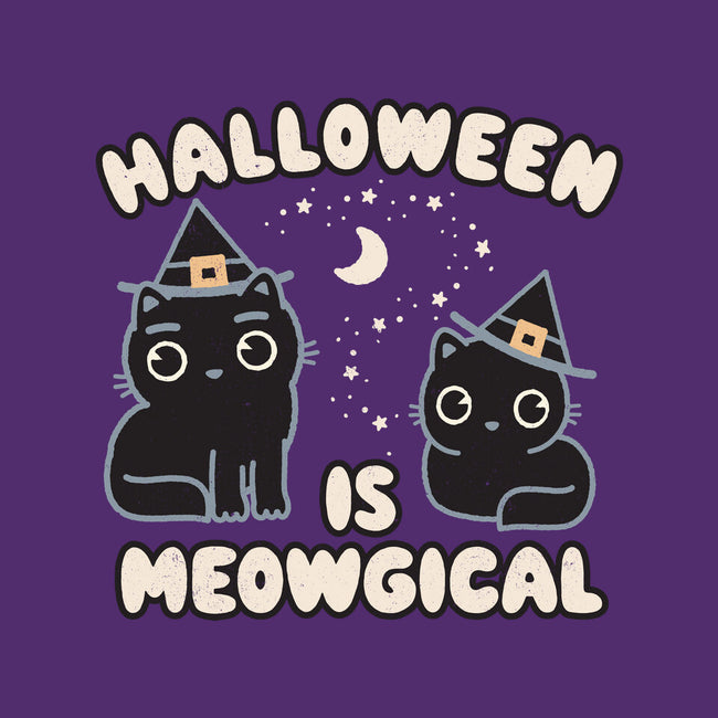 Halloween Is Meowgical-Mens-Basic-Tee-Weird & Punderful