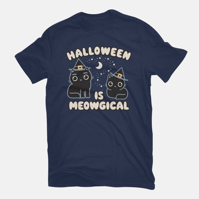 Halloween Is Meowgical-Mens-Premium-Tee-Weird & Punderful