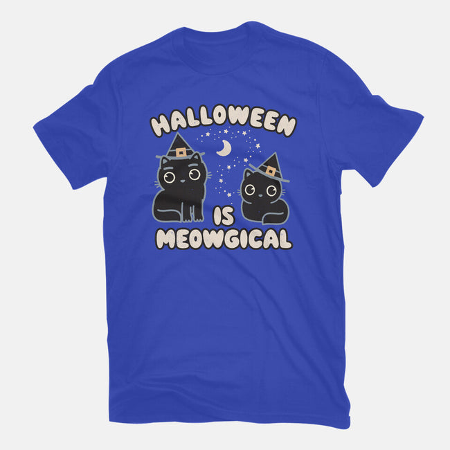 Halloween Is Meowgical-Youth-Basic-Tee-Weird & Punderful