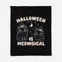 Halloween Is Meowgical-None-Fleece-Blanket-Weird & Punderful