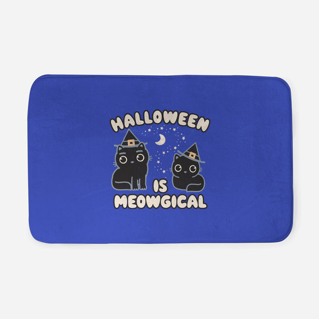 Halloween Is Meowgical-None-Memory Foam-Bath Mat-Weird & Punderful