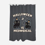 Halloween Is Meowgical-None-Polyester-Shower Curtain-Weird & Punderful