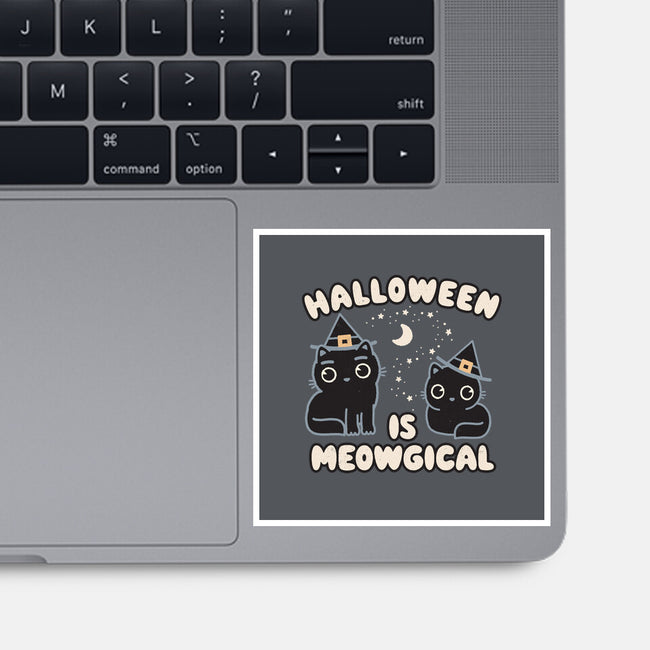 Halloween Is Meowgical-None-Glossy-Sticker-Weird & Punderful