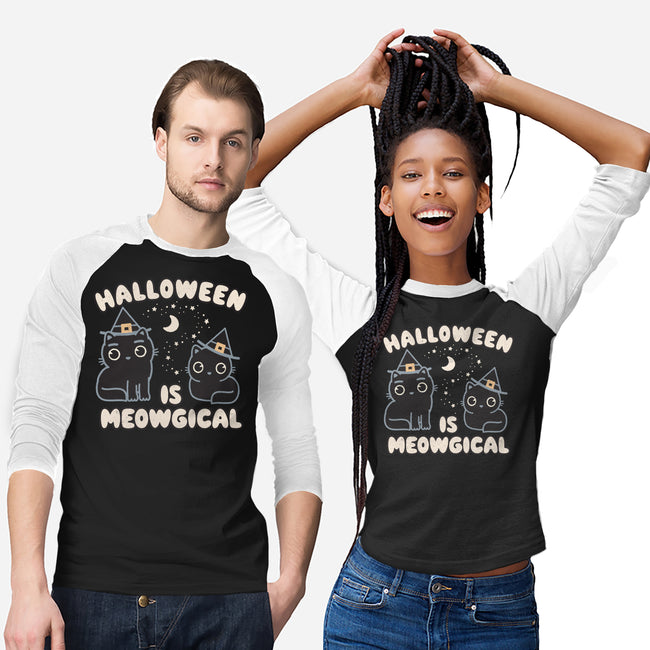 Halloween Is Meowgical-Unisex-Baseball-Tee-Weird & Punderful