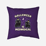 Halloween Is Meowgical-None-Removable Cover w Insert-Throw Pillow-Weird & Punderful