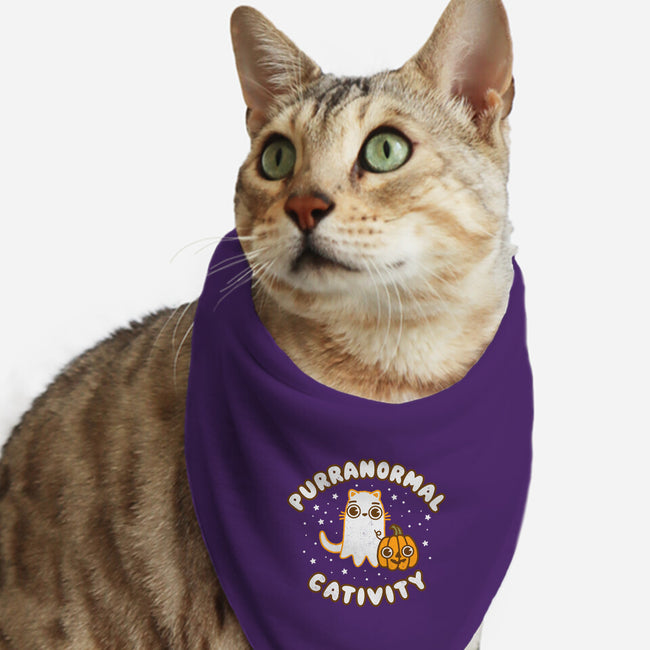 Some Purranormal Cativity-Cat-Bandana-Pet Collar-Weird & Punderful