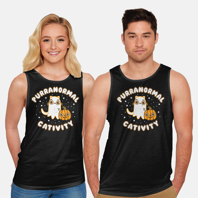 Some Purranormal Cativity-Unisex-Basic-Tank-Weird & Punderful