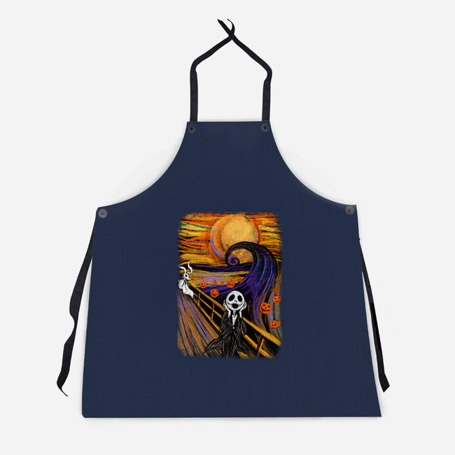 Nightmare Before Halloween-Unisex-Kitchen-Apron-spoilerinc