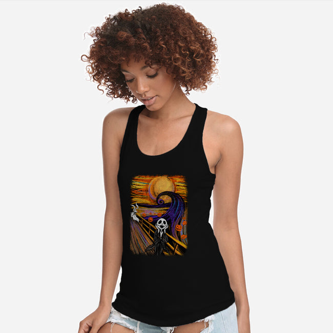 Nightmare Before Halloween-Womens-Racerback-Tank-spoilerinc