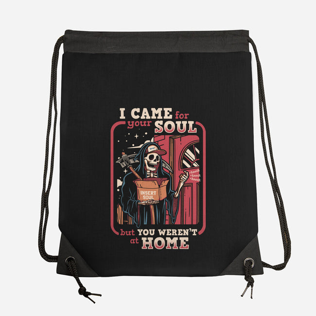 Grim Reaper At Home-None-Drawstring-Bag-Olipop