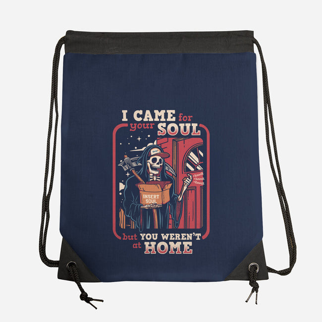 Grim Reaper At Home-None-Drawstring-Bag-Olipop