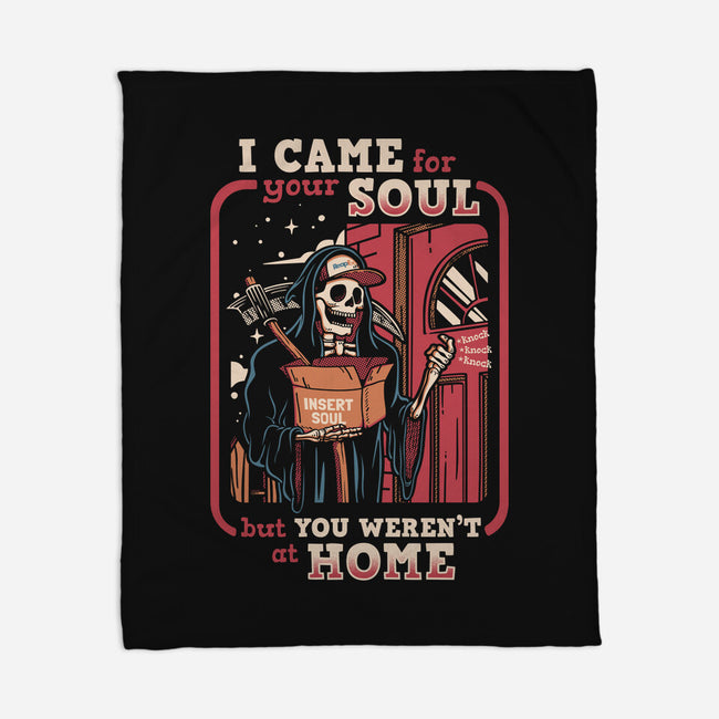 Grim Reaper At Home-None-Fleece-Blanket-Olipop