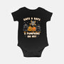 Cats Bats Pumpkins Oh My-Baby-Basic-Onesie-Weird & Punderful