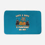 Cats Bats Pumpkins Oh My-None-Memory Foam-Bath Mat-Weird & Punderful