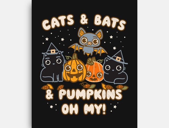 Cats Bats Pumpkins Oh My