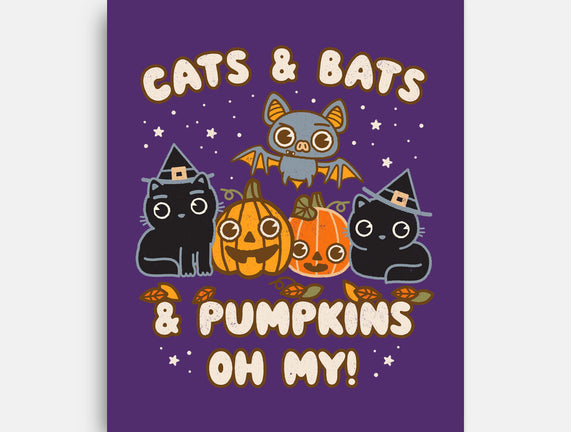 Cats Bats Pumpkins Oh My