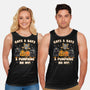 Cats Bats Pumpkins Oh My-Unisex-Basic-Tank-Weird & Punderful