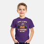 Cats Bats Pumpkins Oh My-Youth-Basic-Tee-Weird & Punderful