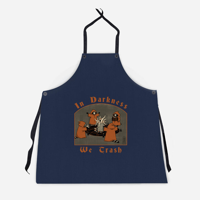 Summon The Trash Lord-Unisex-Kitchen-Apron-pigboom