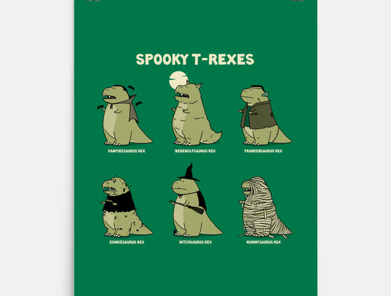 Spooky T-Rexes