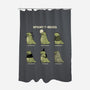 Spooky T-Rexes-None-Polyester-Shower Curtain-pigboom