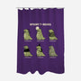 Spooky T-Rexes-None-Polyester-Shower Curtain-pigboom