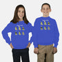 Spooky T-Rexes-Youth-Crew Neck-Sweatshirt-pigboom