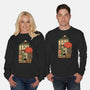 Monster Claw Machine Champ-Unisex-Crew Neck-Sweatshirt-pigboom