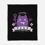 Small Demon-None-Fleece-Blanket-Alundrart