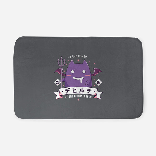 Small Demon-None-Memory Foam-Bath Mat-Alundrart