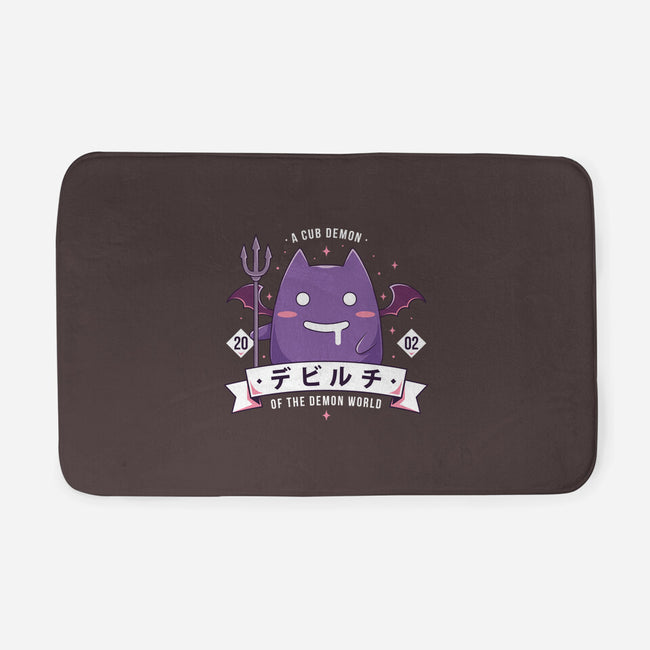 Small Demon-None-Memory Foam-Bath Mat-Alundrart