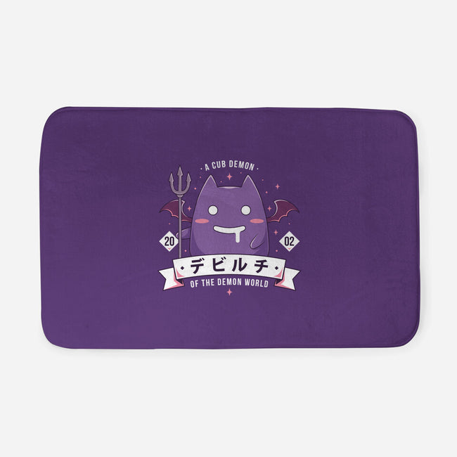 Small Demon-None-Memory Foam-Bath Mat-Alundrart